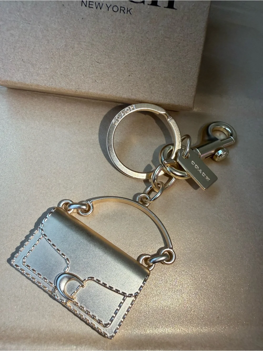 Coach Handbag Keychain Bag Charm New Without Tag AMAZING